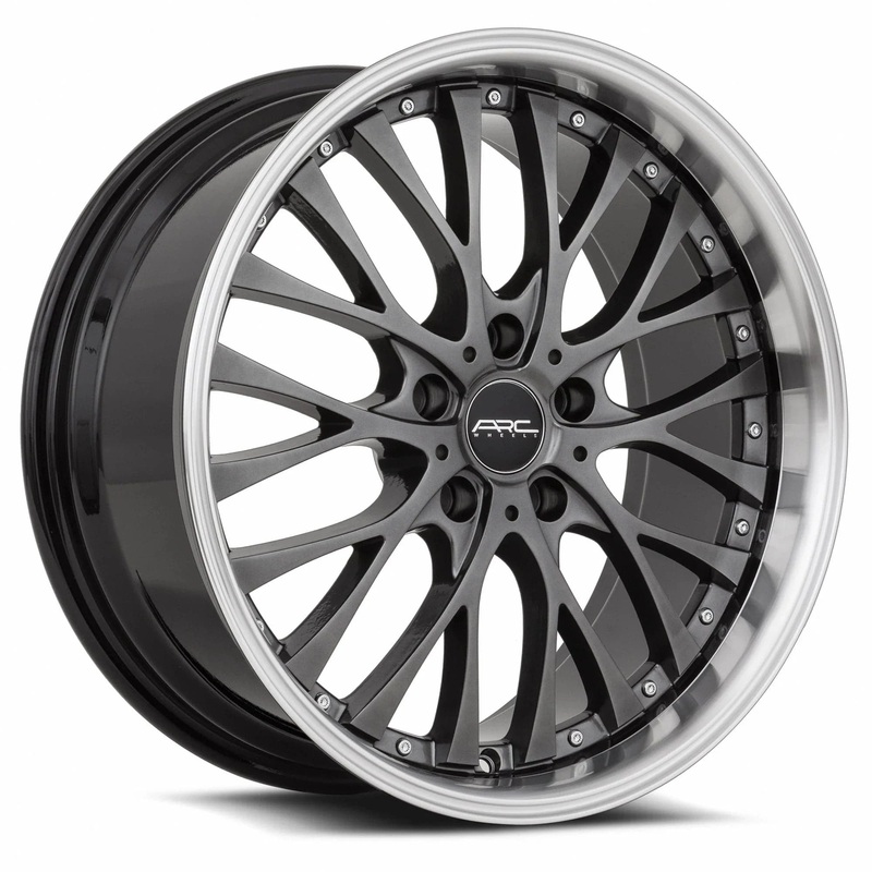 VORS AR6 18″ 5×120 Hyper Black Machine Lip
