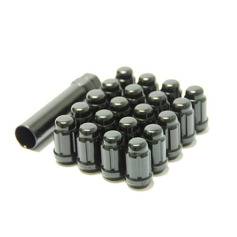 Wheel Mate Muteki Closed End Lug Nuts – Black Chrome 12×1.50