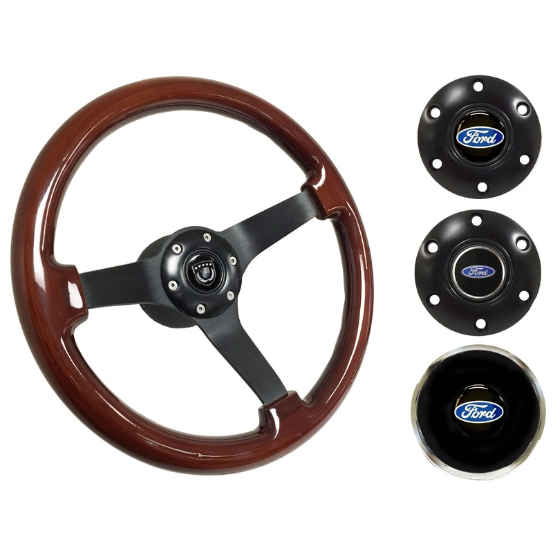 1965-68, 70-77 Ford Truck Steering Wheel Kit | Mahogany Wood |  ST3127