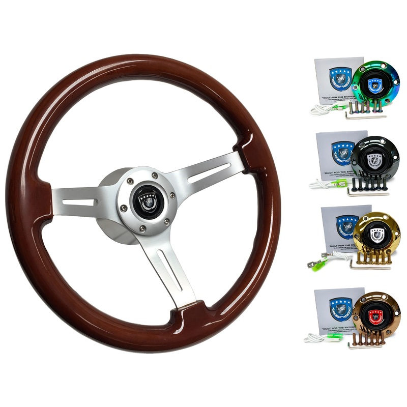 1994-98 Porsche 911 (993) Steering Wheel Kit | Mahogany Wood | ST3027S