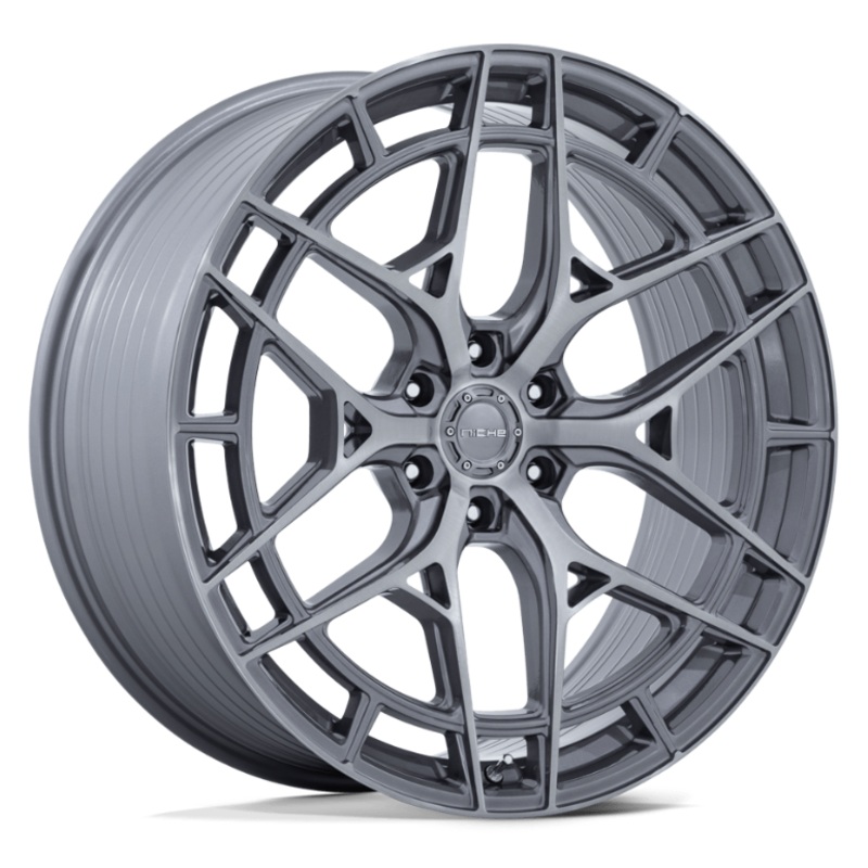 24×10 Niche NC284 Adria Platinum w Brushed Face