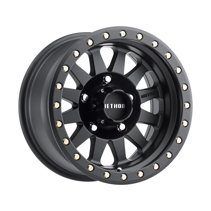 Method MR304 Double Standard 15×8 -24mm Offset 5×5.5 108mm CB Matte Black Wheel