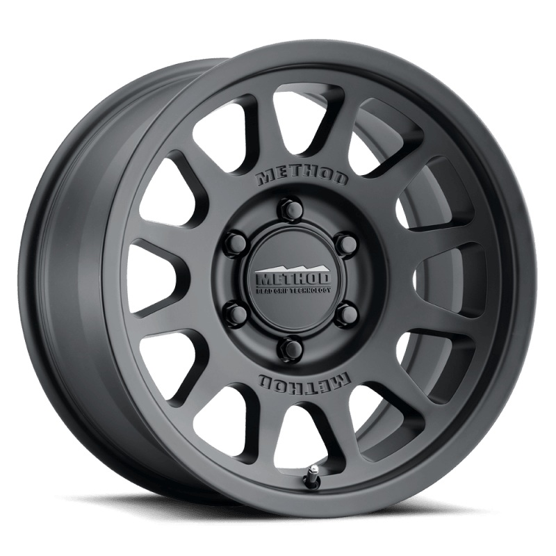 Method MR703 17×8.5 0mm Offset 6×135 87mm CB Matte Black Wheel