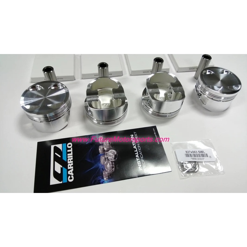 CP Carrillo Pistons Mitsubishi 4G63 2G 100mm Stroke86mm 9.5:1 or EVO VIII/EVO IX 10.5:1