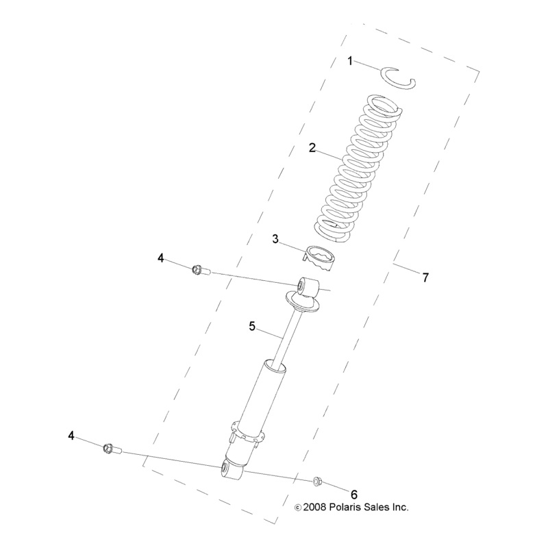 Suspension Assembly, Rear, Gs B by Polaris