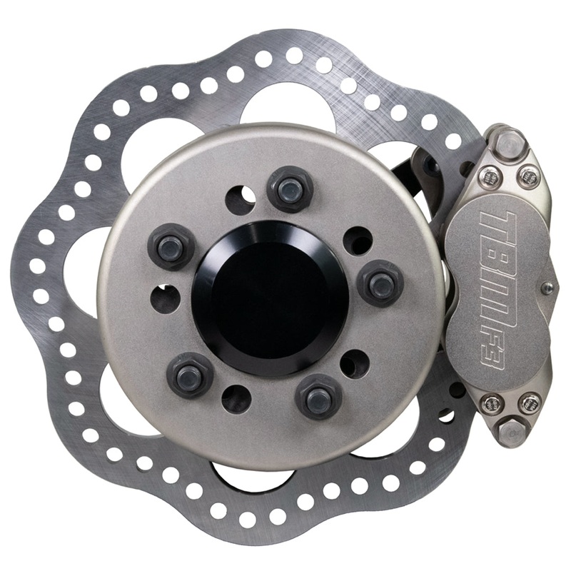 TBM Brakes Mitsubishi Evolution VII-IX Drag Racing Front Brake Kit (Reusing Factory Hubs) 001-0160