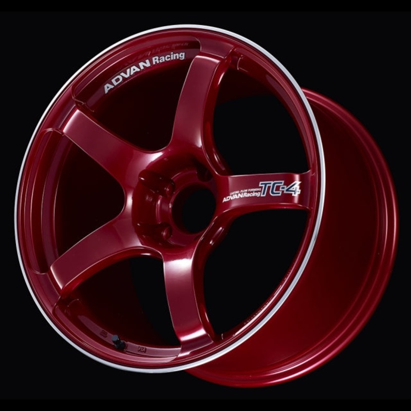 Advan TC-4 Wheel – 17×7.5 +35 | 4×98 | Racing Candy Red & Ring
