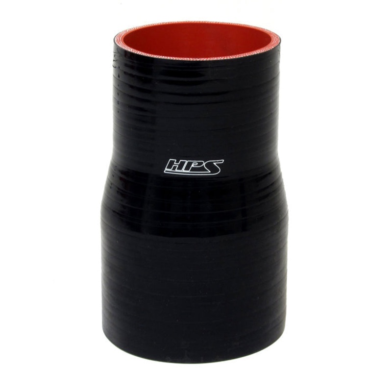 HPS 4″ – 5-1/2″ 4-ply Reinforced Silicone Straight Coupler Hose | Universal (HTSR-400-550-L6-BLK)