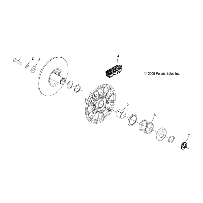 Spring,Compression 2.70 Od by Polaris