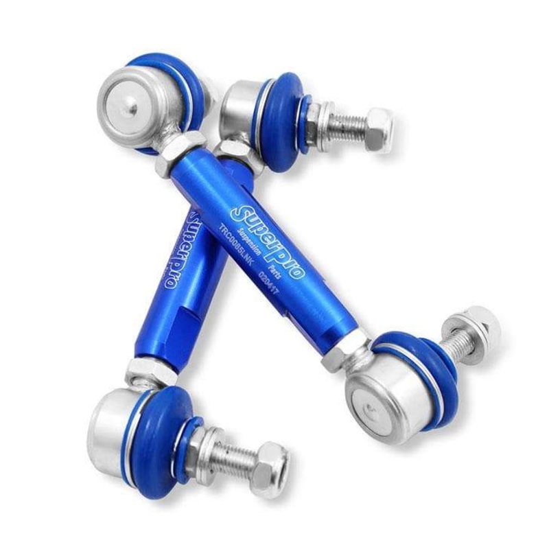 SuperPro Rear Sway Bar Link Kit – Heavy Duty Adjustable | Multiple Fitments (TRC1085)