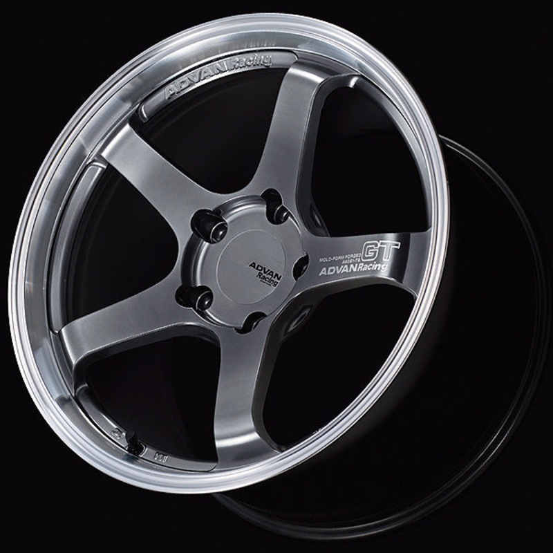 Advan GT Wheel for Porsche – 21×10.5 +19 | 5×112 | Machining & Hyper Platinum Black