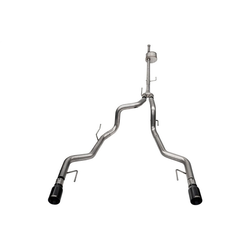 Corsa 2022-2025 Ford F-150 SuperCrew/5.5ft Bed 5.0L V8 Xtreme Cat-Back Dual Rear Exit-BlackPVD