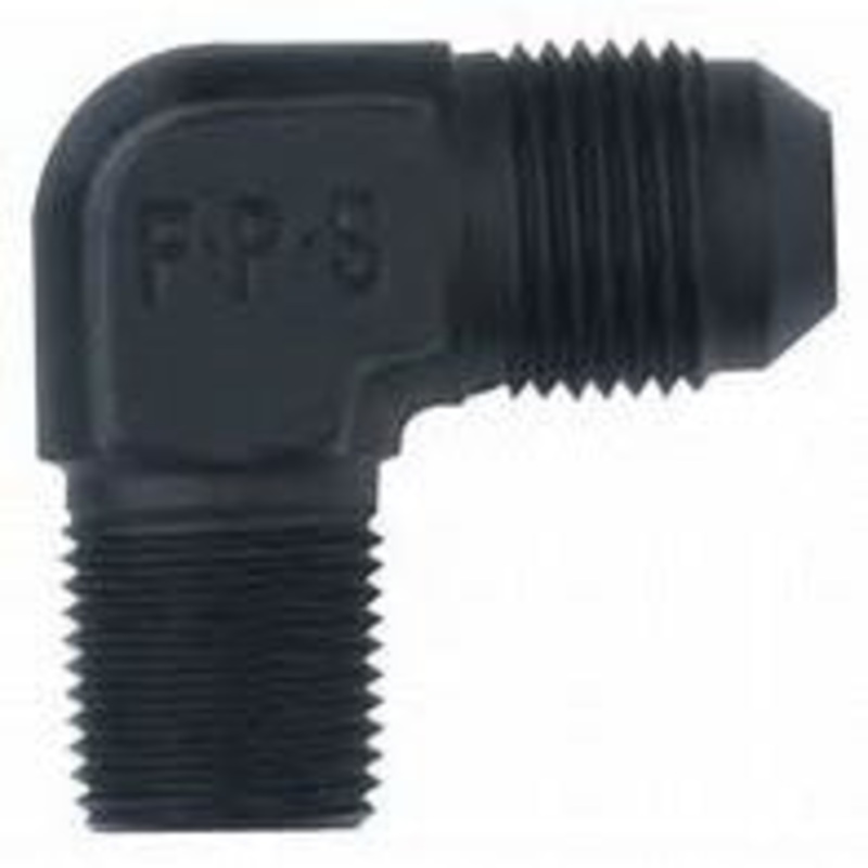 Fragola -10 AN x 1/2″ NPT 90 Adapter 482210-BL