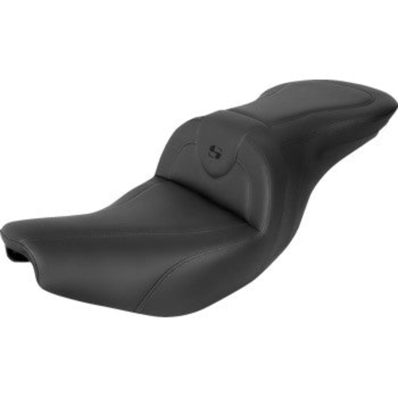 Indian RoadSofa Seat – without Backrest – Black with Black Stitching by Saddlemen