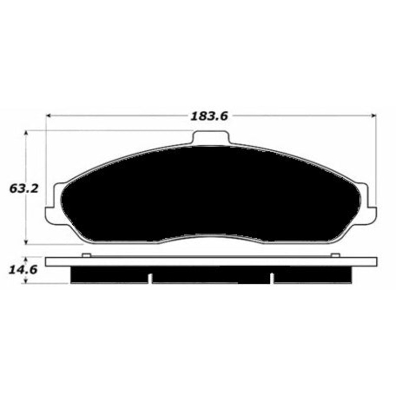 Porterfield Brake Pads for 2007 CHEVROLET CORVETTE