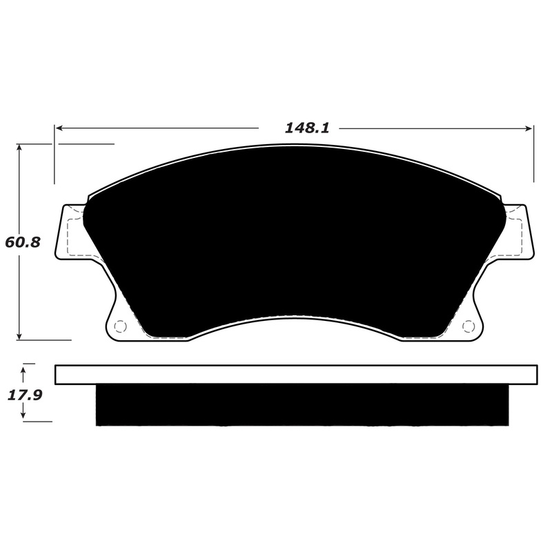 Porterfield Brake Pads for 2012 CHEVROLET CRUZE