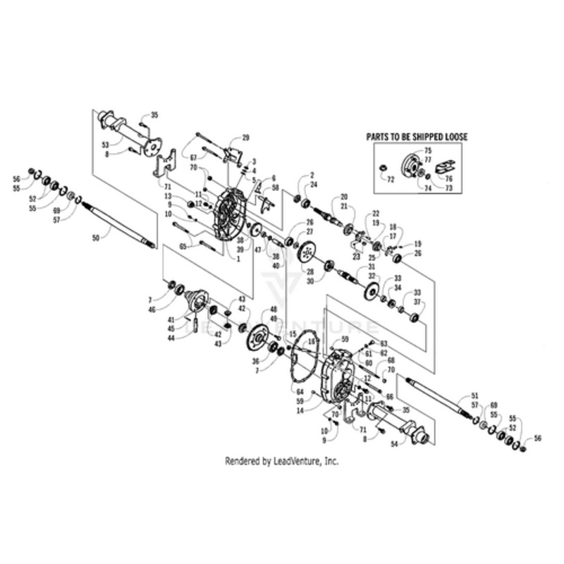 Selector Shaft by Arctic Cat