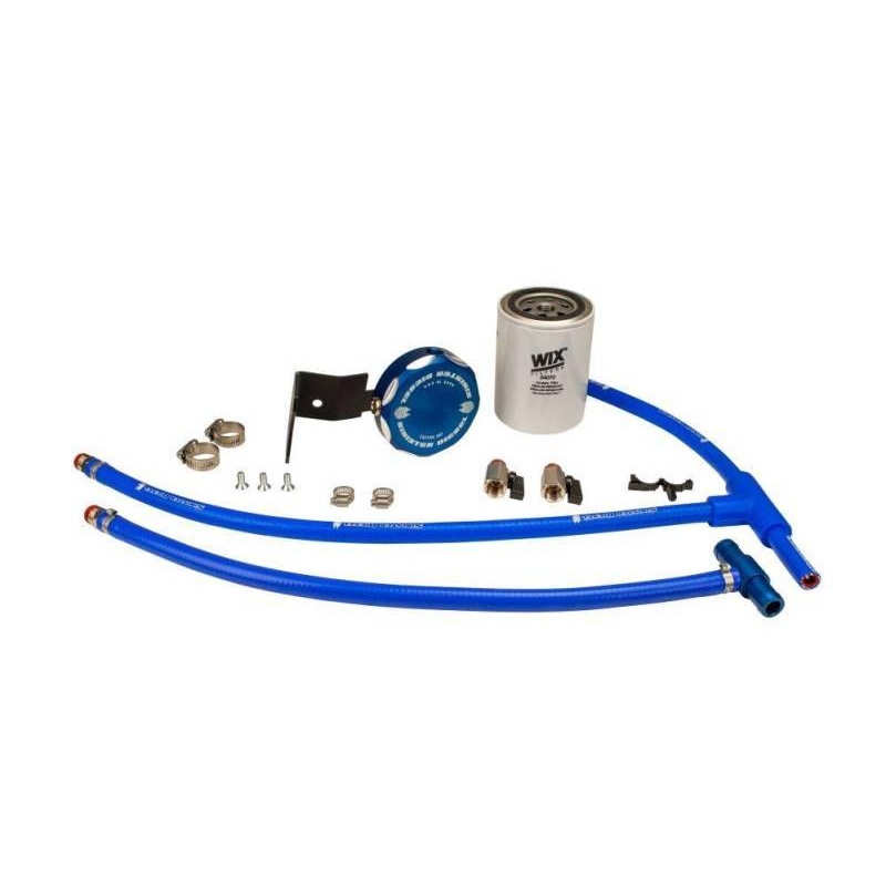 Sinister Diesel 03-07 Ford Powerstroke 6.0L w/ Wix (Round) Coolant Filtration System