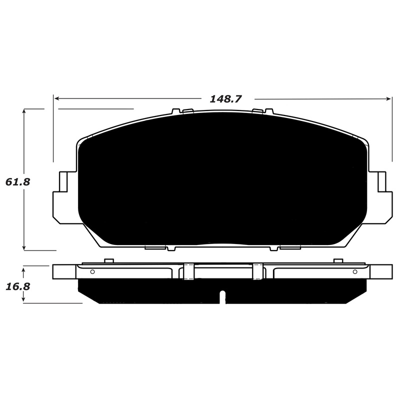 Porterfield Brake Pads for 2018 HONDA CIVIC Sedan Si