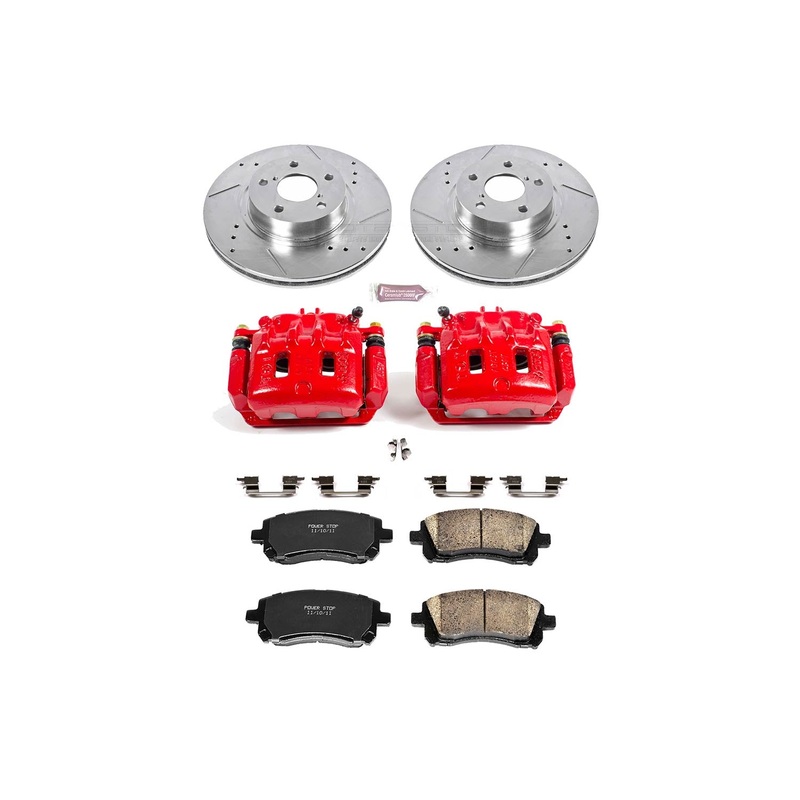 Power Stop Front Z23 Evolution Sport Brake Kit w/ Calipers Subaru Forester 1998-2002 / Impreza 1998-2001 / Legacy 1997-2002 / Outback 2000 | KC1120