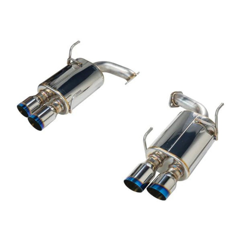 Remark [22-25 WRX VB] Axle Back Exhaust w/Burnt Stainless Steel Single Wall Tip | RO-TTVB-SM