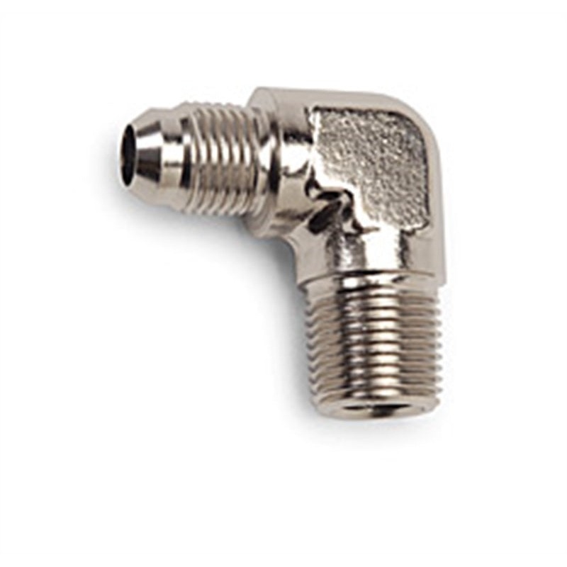 Russell Performance -6 AN to 3/8in NPT 90 Degree Flare to Pipe Adapter (Endura)