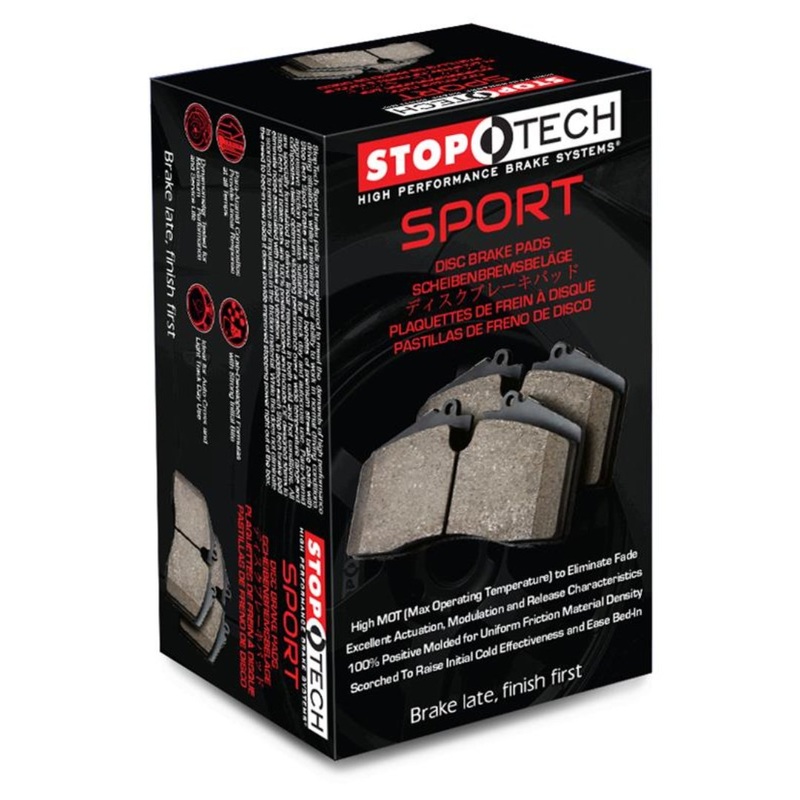StopTech Sport Front Brake Pads | 16-21 Civic Base