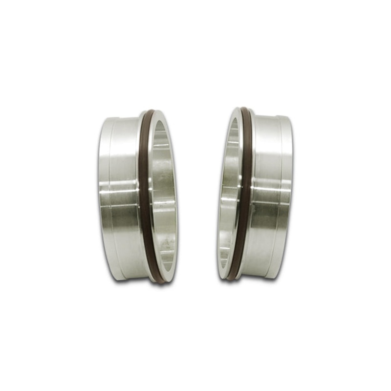 Vibrant Performance HD Clamp Stainless Weld Ferrules with O-Rings for 4″ O.D. Tubing