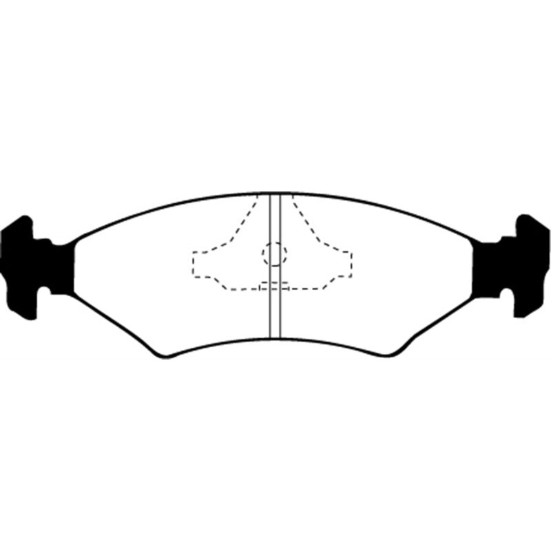 EBC 85-89 Ferrari 328 3.2 Redstuff Rear Brake Pads