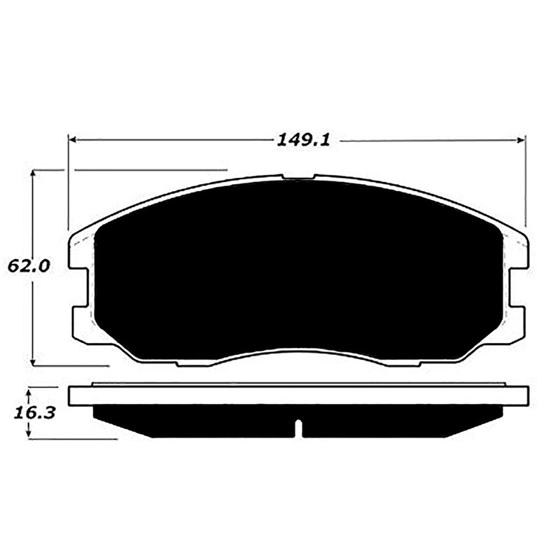 Porterfield Brake Pads for 2017 CHEVROLET EQUINOX
