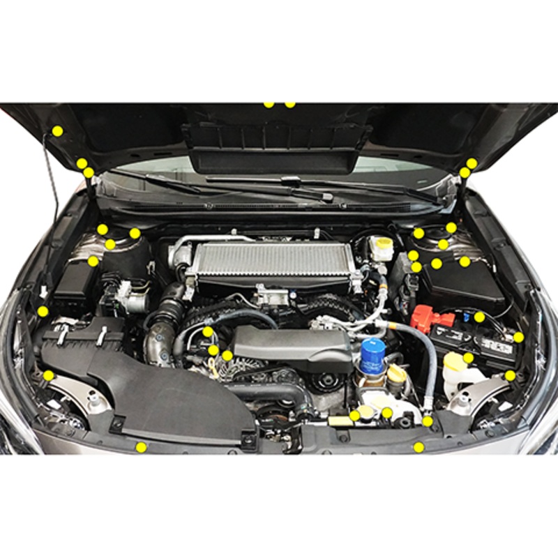 ZSPEC “Stage 1” Dress Up Bolts Stainless/Billet Fastener Kit | 2022+ Subaru WRX (00843612137968)