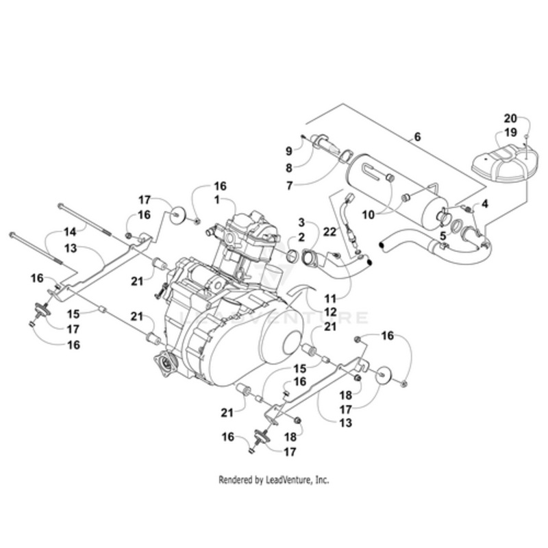 Engine A550G by Arctic Cat