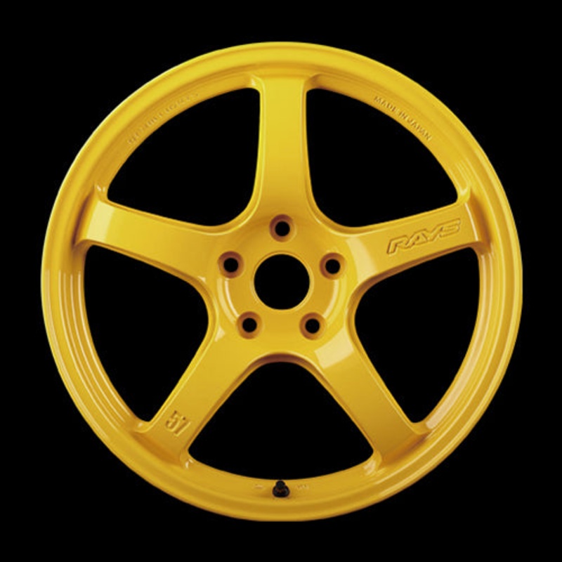 Gram Lights 57CR 2324 Wheel – 18×10.5 +12 | 5×114.3 | Mach Yellow