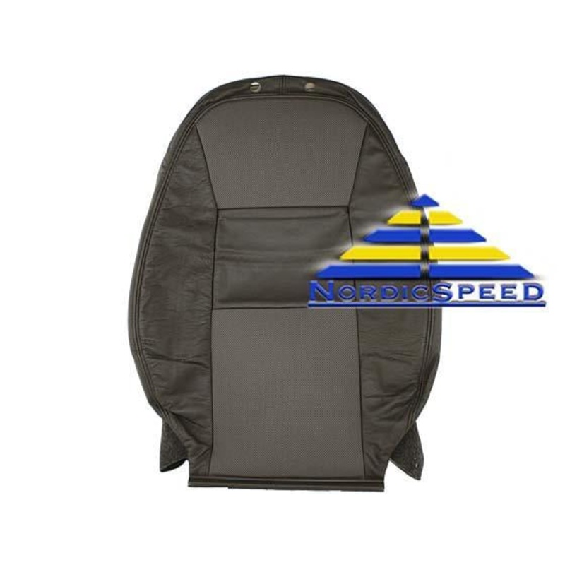 Leather Seat Cover K14 Dark Grey Front LH & RH Back Rest OEM SAAB