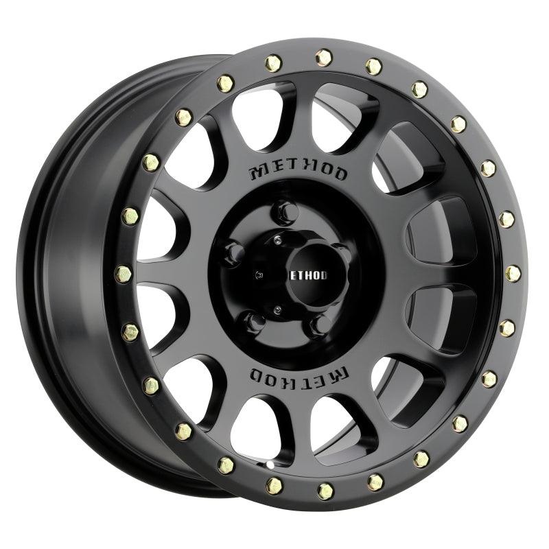 Method MR305 NV 17×8.5 0mm Offset 5×4.5 83mm CB Matte Black Wheel