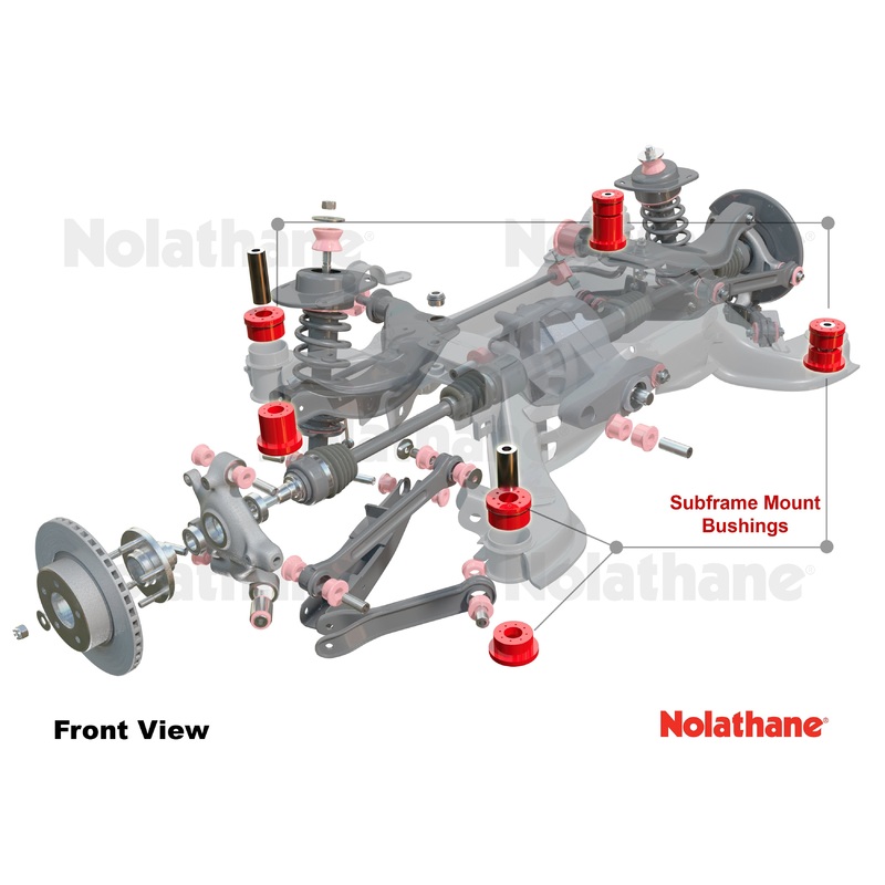 Nolathane Rear Subframe – Mount Bushing Kit | 2008 Pontiac G8 GT and 2014-2017 Chevrolet SS (REV094.0008)