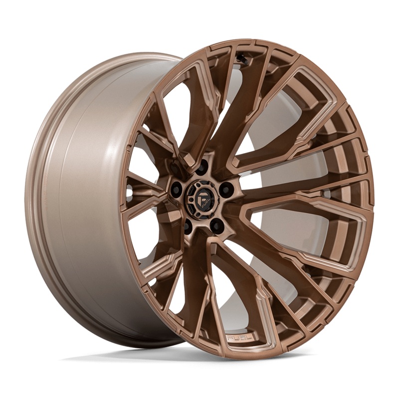 Fuel Wheels D850 Rebar 22″ 5×127 Platinum Bronze Milled