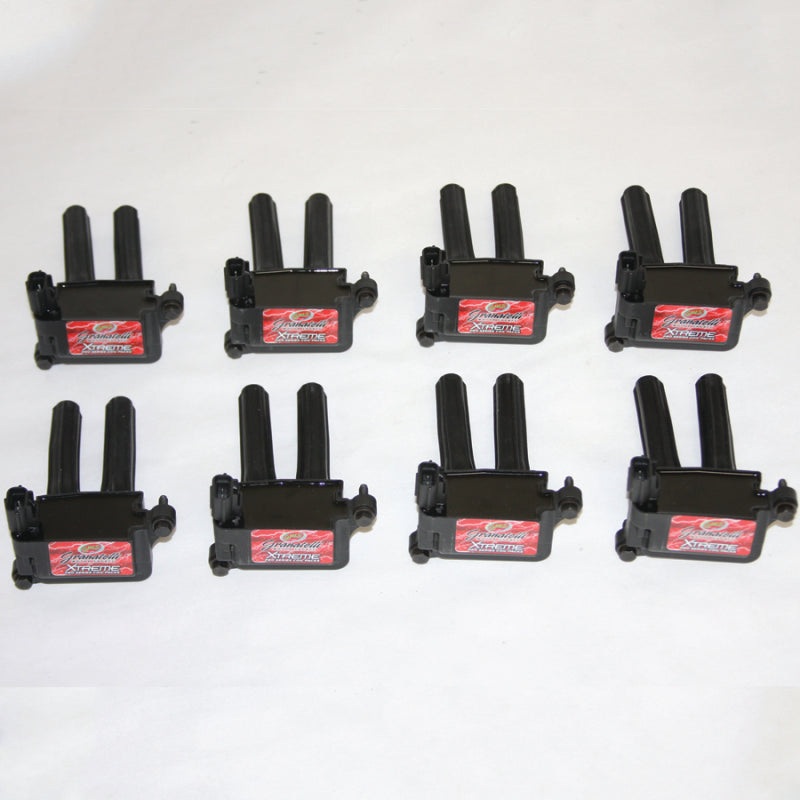 Granatelli 05-17 Dodge 5.7L/6.1L/6.4L Xtreme Coil On Plug Wire Conn Kit w/Coil Pack – Blk (Set of 8)