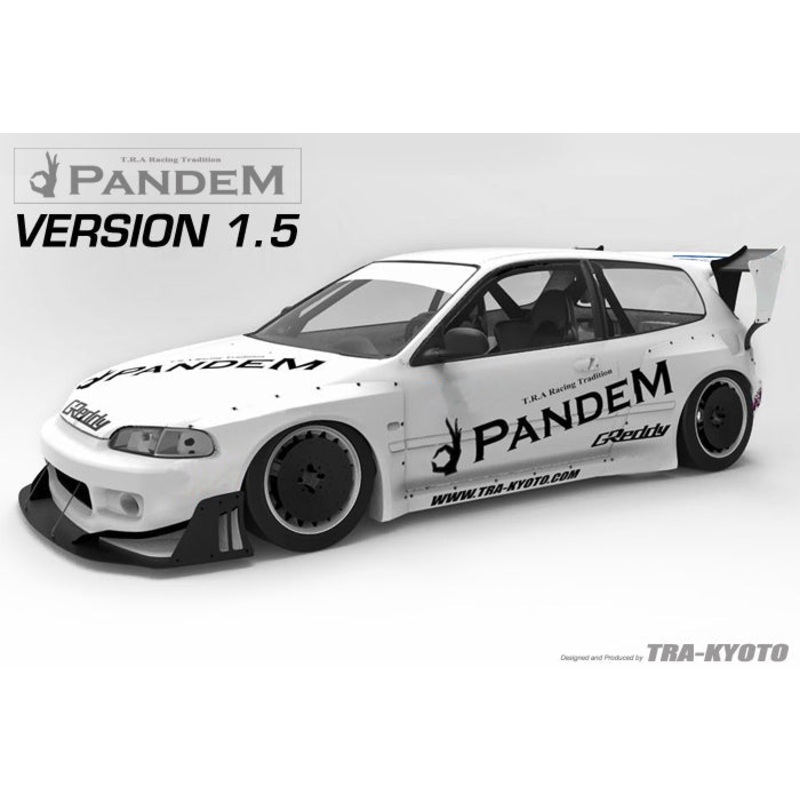 GReddy Pandem Rocket Bunny Full Wide-Body Aero Kit V1.5 | 1992-1998 Honda Civic  (17050120)