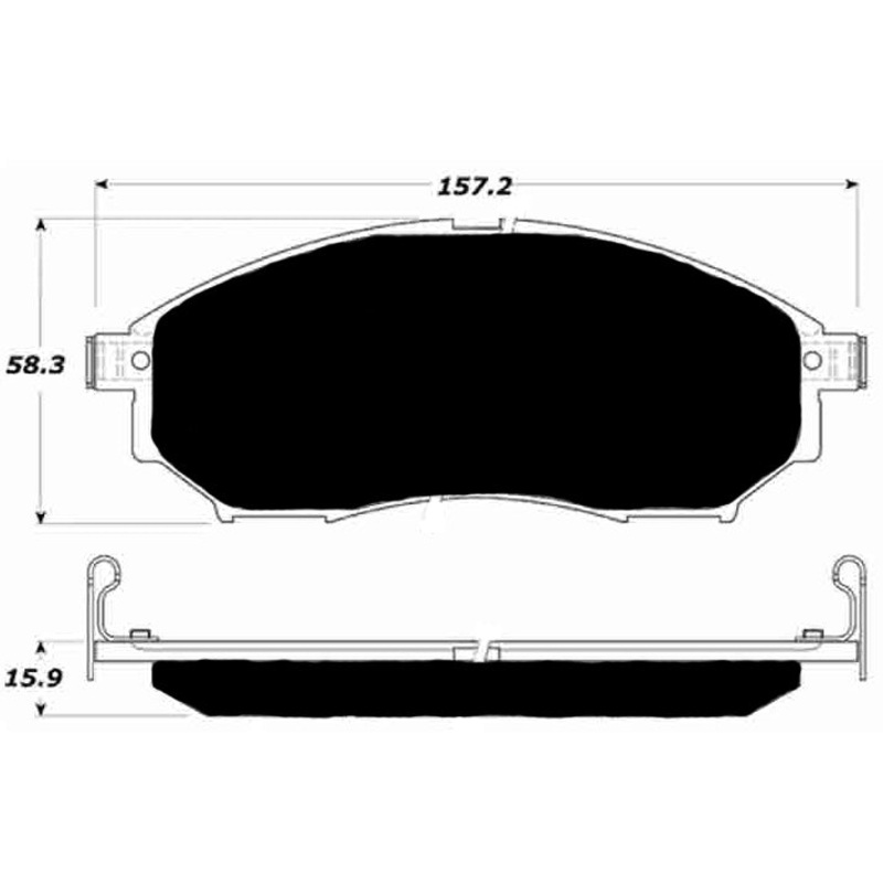 Porterfield Brake Pads for 2006 INFINITI G35