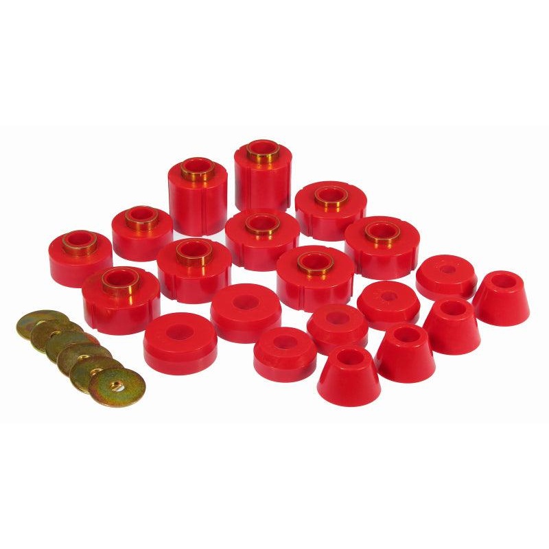 Prothane 80-96 Ford F100/350 2/4wd Body Mount – Red