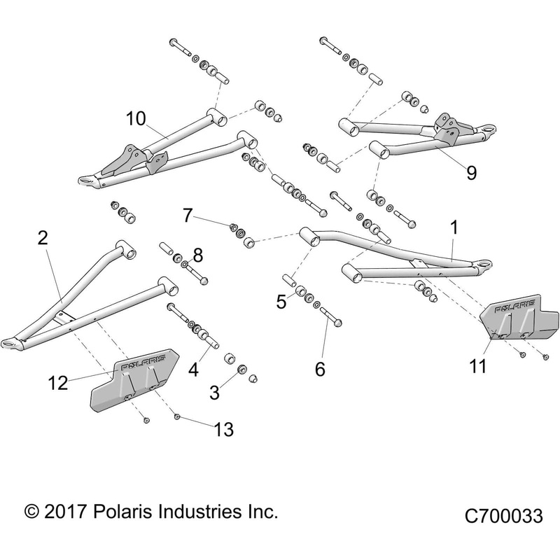 Weld-A-Arm,Frt,Upper,Lh,M.Ttnm by Polaris