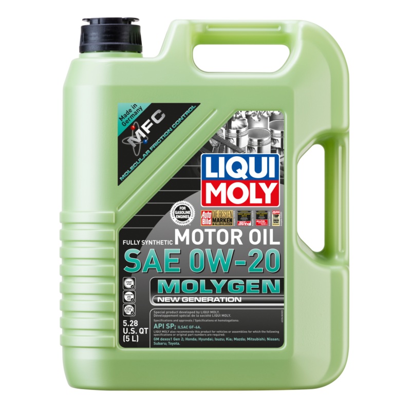 LIQUI MOLY 5L Molygen New Generation Motor Oil SAE 0W20