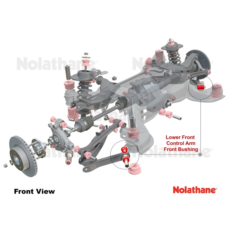Nolathane Rear Control Arm – Lower Inner Bushing Kit | 2012-2019 BMW 3-Series, 2014 BMW 4-Series, and 2014-2018 BMW 2-Series (REV034.0094)