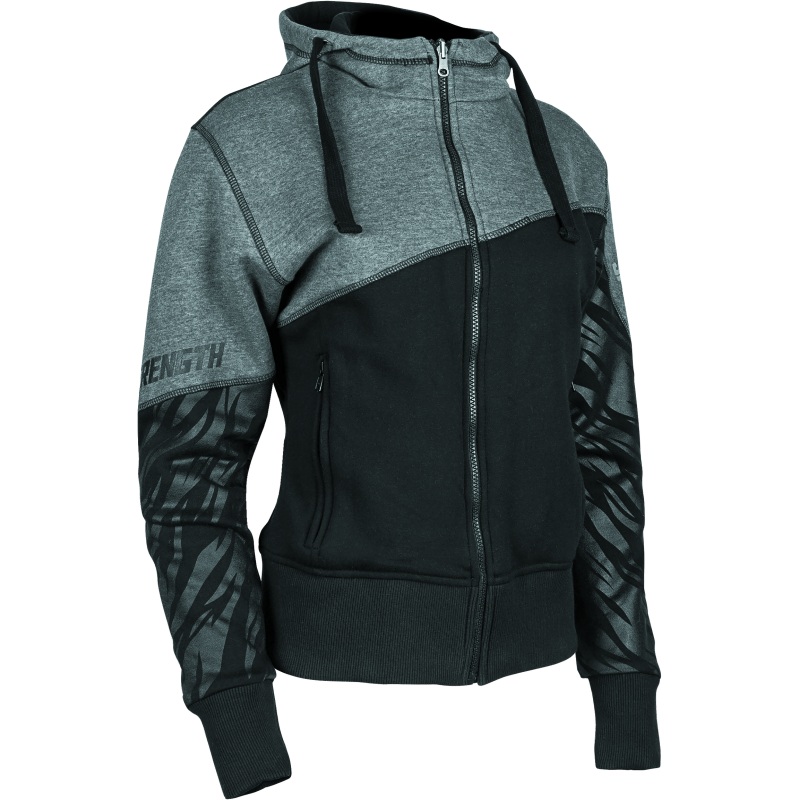 Speed and Strength Cat Outa Hell Hoody Grey/Black Womens – XS