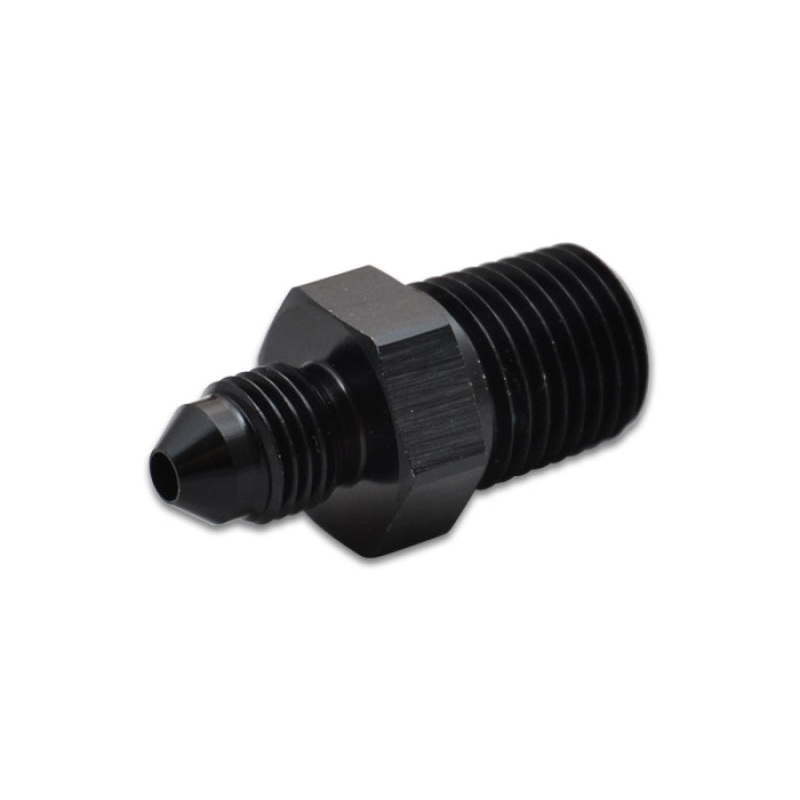 Vibrant -4AN to 3/8in NPT Straight Adapter Fitting – Aluminum