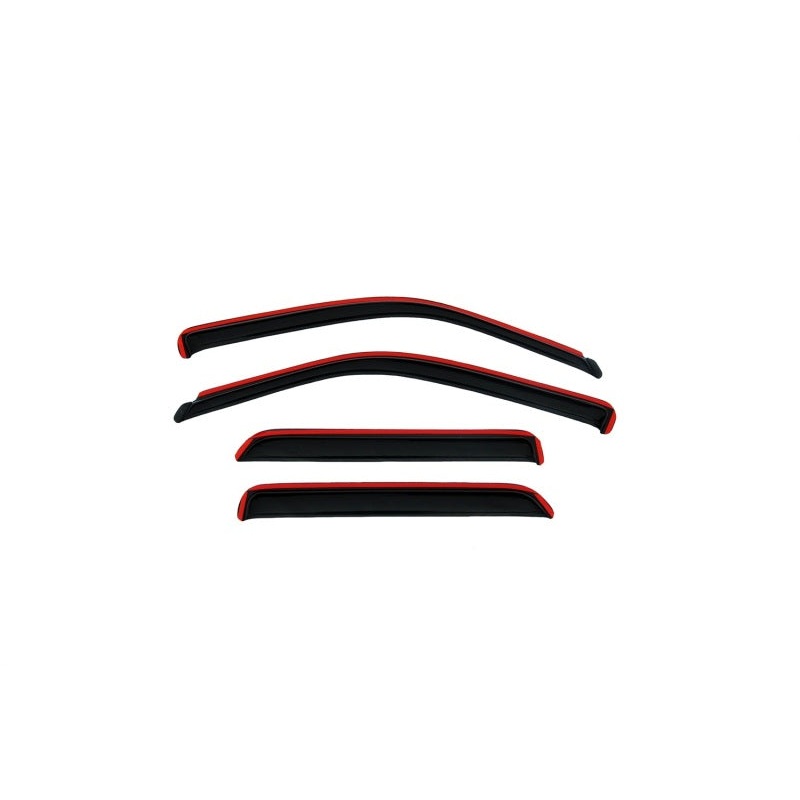 AVS 01-07 Toyota Highlander Ventvisor In-Channel Front & Rear Window Deflectors 4pc – Smoke