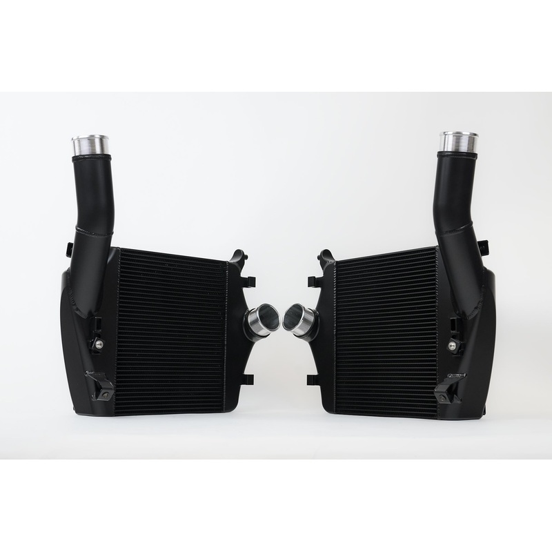CSF High-Performance Intercooler System for Urus / RS Q8 / Cayenne 4.0L Turbo Features  Thermal Black Heat Dispersion Powder-Coating