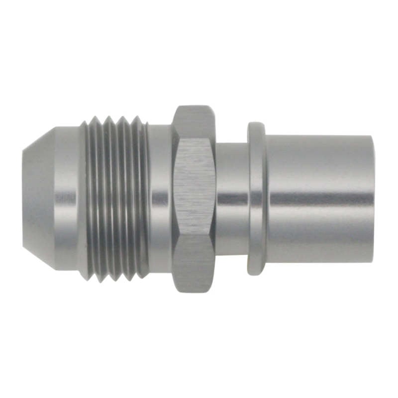 DeatschWerks 8AN Male Flare to Toyota Module Quick Connect – Anodized DW Titanium