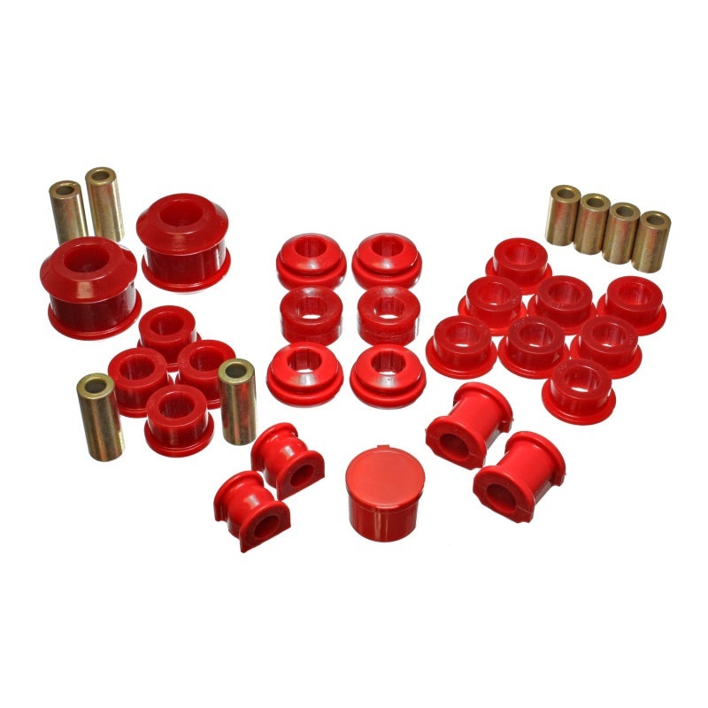 Energy Suspension 02-04 Acura RSX (includes Type S) Red Hyper-Flex Master Bushing Set
